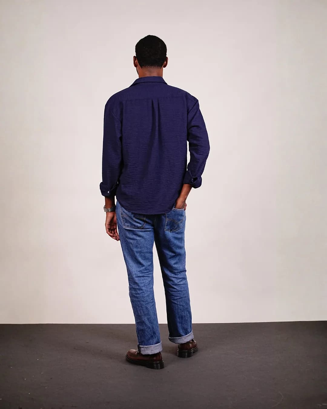 Camisa Navy — vista 3